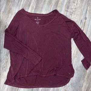American Eagle Purple Soft & Sexy Longsleeve